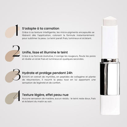 Fond de teint adaptatif™, léger et hydratant