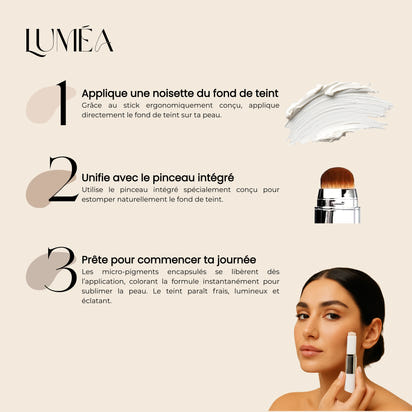 Luméa Éclat Adaptatif — Fond de teint adaptatif, léger et hydratant.